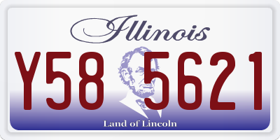IL license plate Y585621
