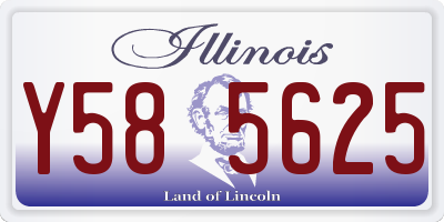IL license plate Y585625