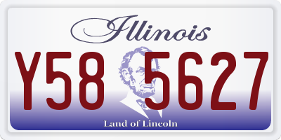 IL license plate Y585627