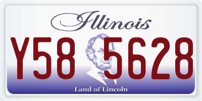 IL license plate Y585628