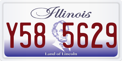 IL license plate Y585629