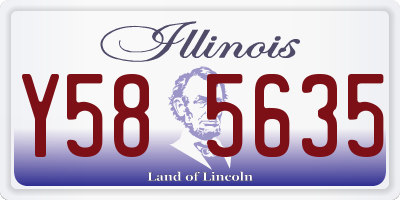 IL license plate Y585635