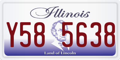 IL license plate Y585638