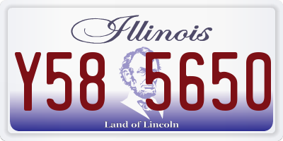 IL license plate Y585650