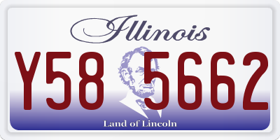 IL license plate Y585662