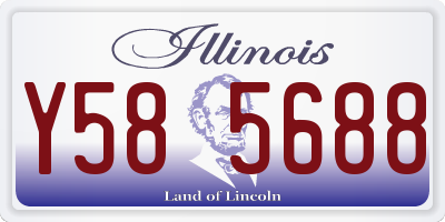 IL license plate Y585688
