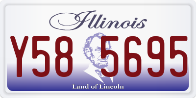 IL license plate Y585695