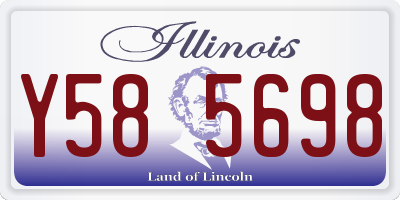 IL license plate Y585698