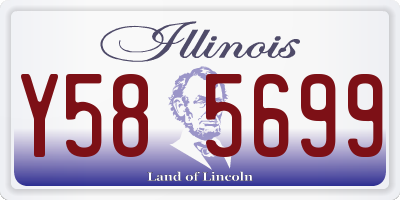 IL license plate Y585699