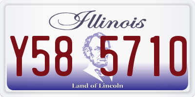 IL license plate Y585710