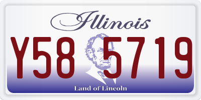 IL license plate Y585719