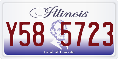 IL license plate Y585723
