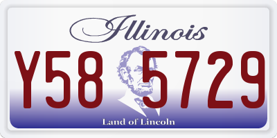 IL license plate Y585729