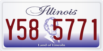 IL license plate Y585771