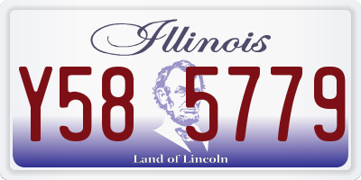 IL license plate Y585779