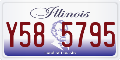 IL license plate Y585795