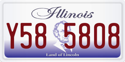 IL license plate Y585808