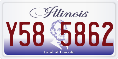 IL license plate Y585862