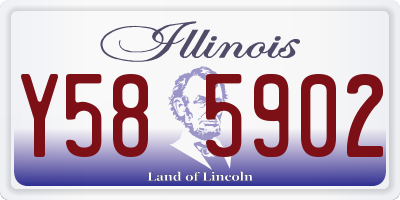 IL license plate Y585902