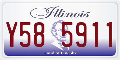 IL license plate Y585911