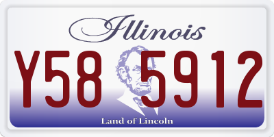 IL license plate Y585912