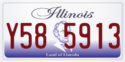 IL license plate Y585913