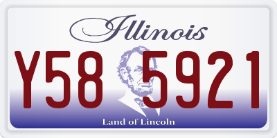 IL license plate Y585921