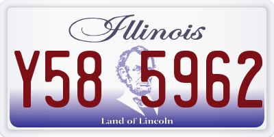 IL license plate Y585962