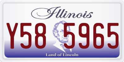 IL license plate Y585965