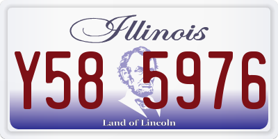 IL license plate Y585976