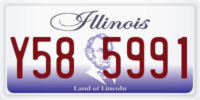 IL license plate Y585991