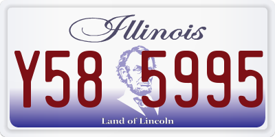 IL license plate Y585995
