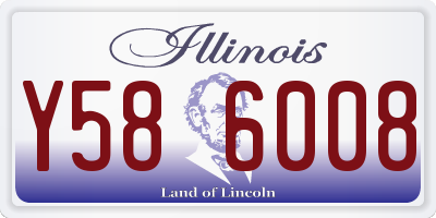 IL license plate Y586008