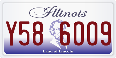 IL license plate Y586009