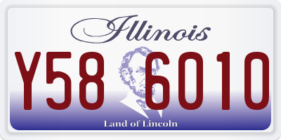 IL license plate Y586010