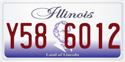 IL license plate Y586012