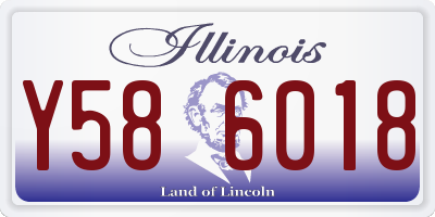 IL license plate Y586018