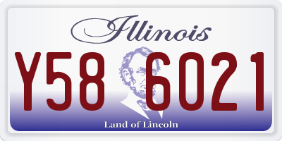 IL license plate Y586021