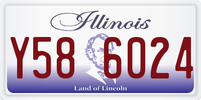 IL license plate Y586024