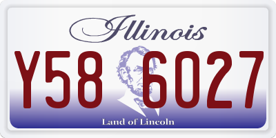 IL license plate Y586027