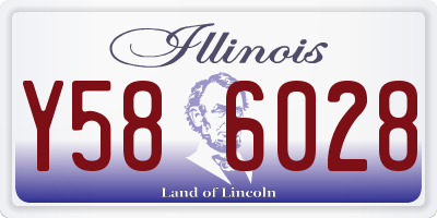 IL license plate Y586028