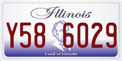 IL license plate Y586029