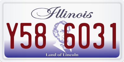 IL license plate Y586031