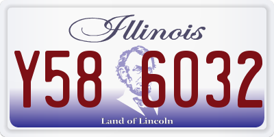 IL license plate Y586032