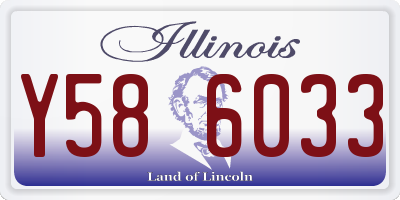 IL license plate Y586033
