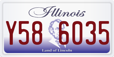 IL license plate Y586035