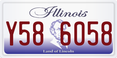 IL license plate Y586058