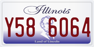 IL license plate Y586064