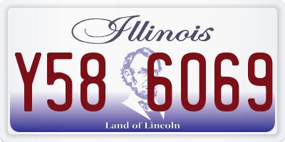 IL license plate Y586069