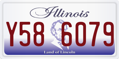 IL license plate Y586079